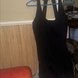 Harmony and Balance Bodysuit Shorts Black Athletic Athleisure Size XL NWT